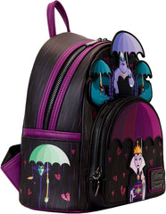 LOUNGEFLY Disney Villains Curse Your Hearts Mini Backpack