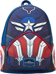 LOUNGEFLY Marvel Captain America Brave New World Cosplay Mini Backpack