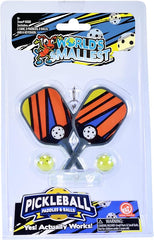 World's Smallest Pickleball Paddles & Balls