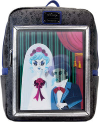 LOUNGEFLY Disney Haunted Mansion The Black Widow Bride Portrait Lenticular Backpack