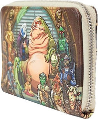 LOUNGEFLY Star Wars Return of the Jedi 40th Anniversary Jabba's Palace Scene Wallet