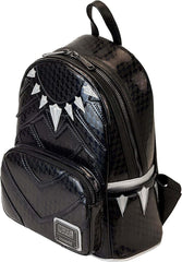 LOUNGEFLY Marvel Shine Black Panther Cosplay Mini Backpack Womens Double Strap Shoulder Bag Purse