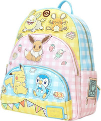 LOUNGEFLY Pokémon Cafe Tripple Pocket Backpack
