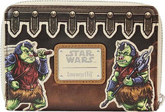 LOUNGEFLY Star Wars Return of the Jedi 40th Anniversary Jabba's Palace Scene Wallet