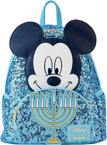 Loungefly Disney Mickey Happy Hanukkah Menorah Disney Mini Backpack