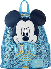 Loungefly Disney Mickey Happy Hanukkah Menorah Disney Mini Backpack