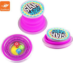 FoxMind, Slam Words, Shake-N-Play Vocabulary Word Travel Game, Fun Go-Anywhere Activity for Family and Friends