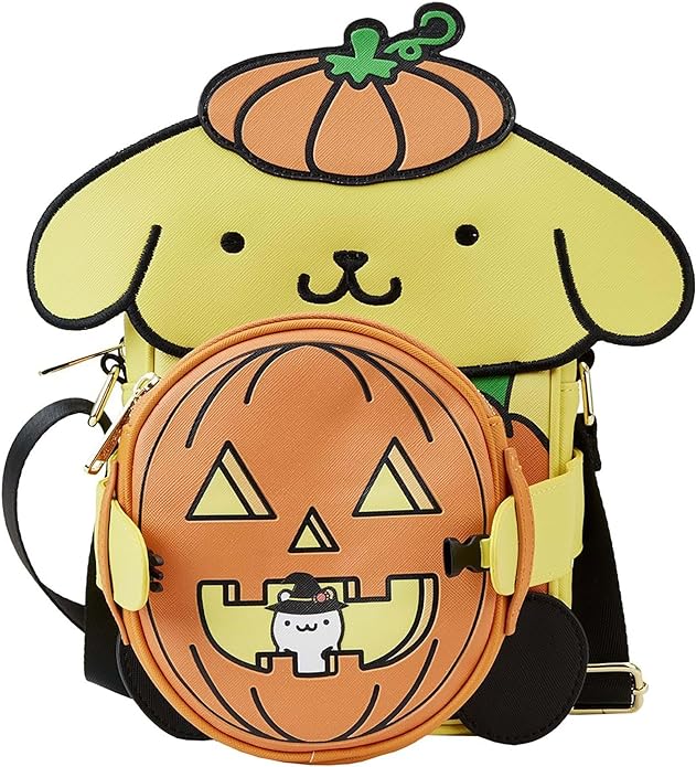 LOUNGEFLY Sanrio Pompompurin Halloween Crossbuddies Crossbody