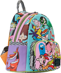 LOUNGEFLY Cartoon Network Retro Collage Mini Backpack