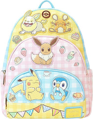 LOUNGEFLY Pokémon Cafe Tripple Pocket Backpack