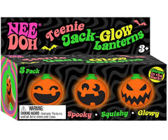 Schylling NeeDoh - Teenie Jack Glow Lanterns + Teenie Nice Ice Baby 1pk