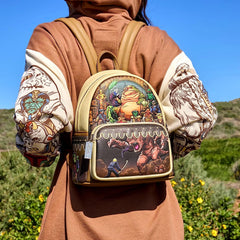 LOUNGEFLY Star Wars Return of the Jedi 40th Anniversary Jabbas Palace Double Strap Shoulder Bag