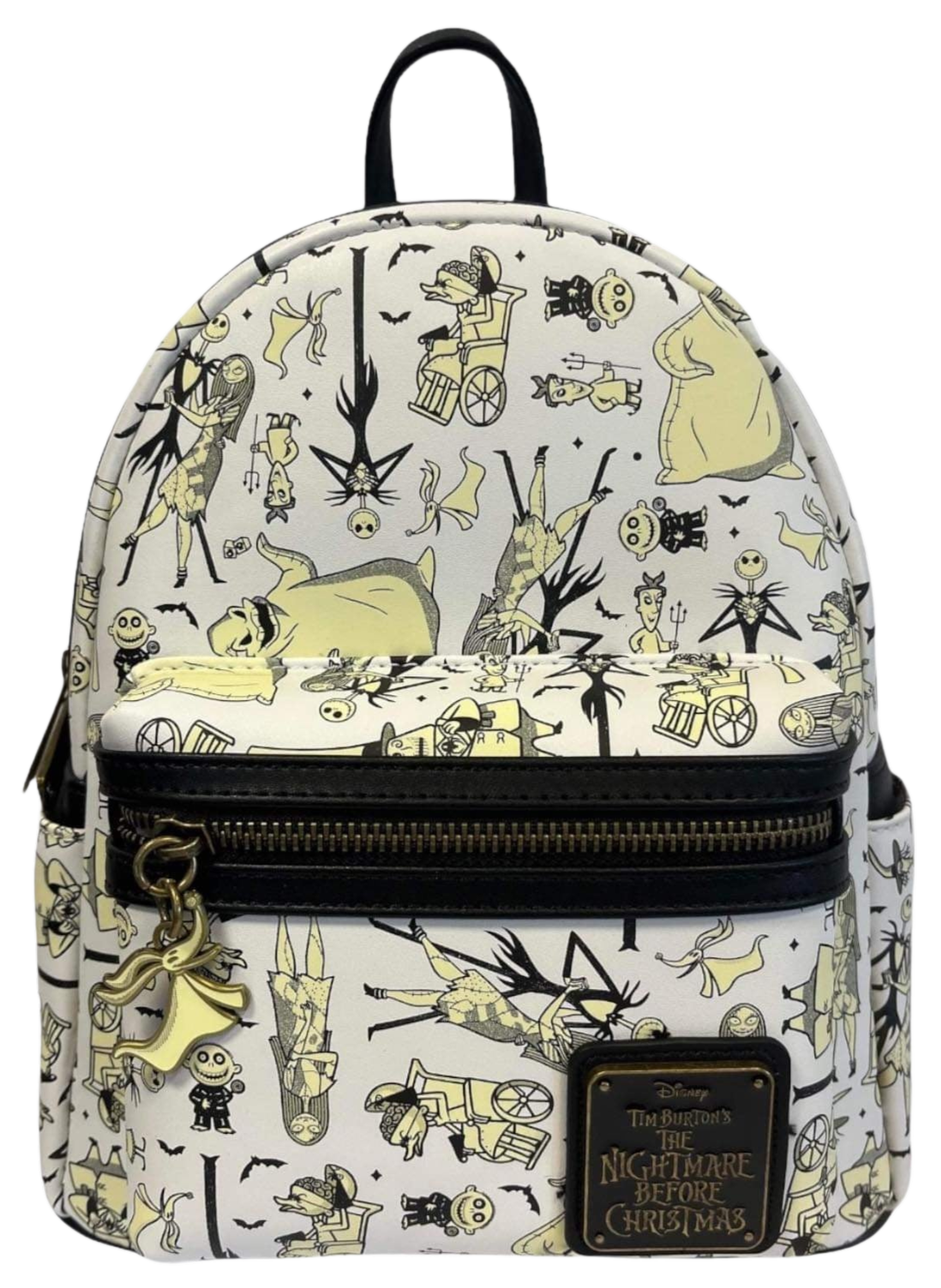 LOUNGEFLY Disney Nightmare Before Christmas Glow-In-The-Dark Mini Backpack