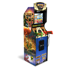 Arcade1Up Big Buck Hunter Pro Deluxe Arcade Machine, built for your home, 5-foot-tall stand-up cabinet, 4 classic games, and 17-inch screen