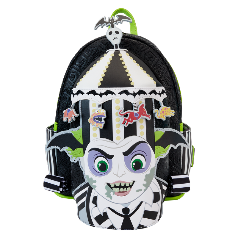 LOUNGEFLY Beetlejuice Carousel Light Up Cosplay Mini Back Pack