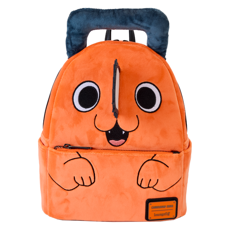 LOUNGEFLY Chainsaw Man Pochita Plush Mini Backpack