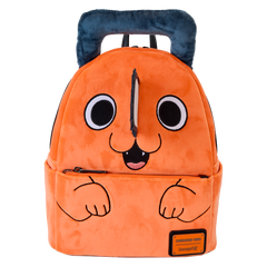 LOUNGEFLY Chainsaw Man Pochita Plush Mini Backpack