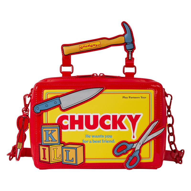 LOUNGEFLY Chucky Good Guys Tool Chest Crossbody Bag