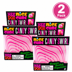 Schylling Needoh Candy Swirl Nice Cube Pack of 2 — Ships Aug 12-15th