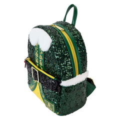LOUNGEFLY Elf Buddy Sequin Cosplay Mini Backpack