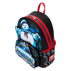 LOUNGEFLY Ghostbusters Stay Puft Ecto-1 Light Up Mini Backpack
