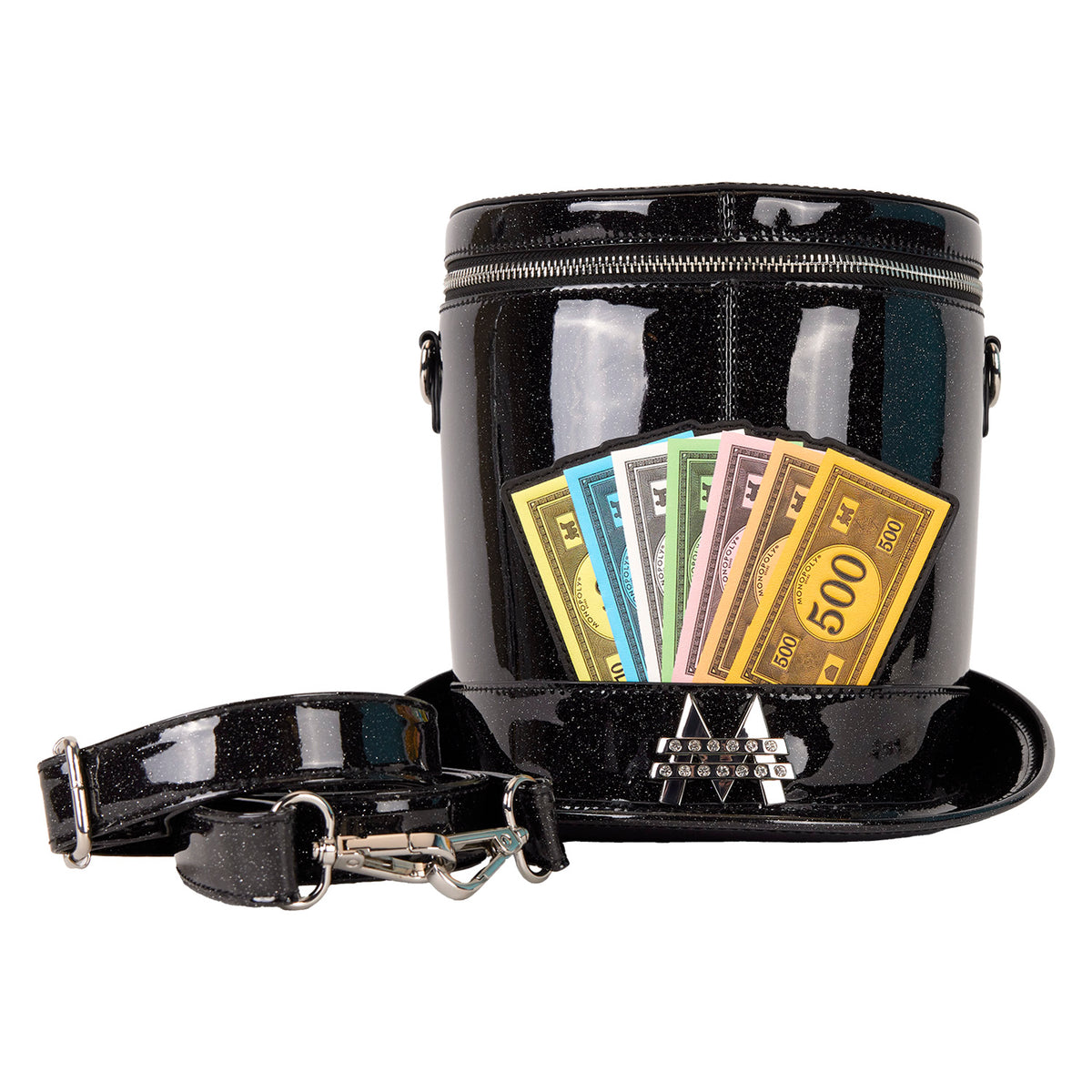 LOUNGEFLY Hasbro Monopoly Top Hat Crossbody Bag