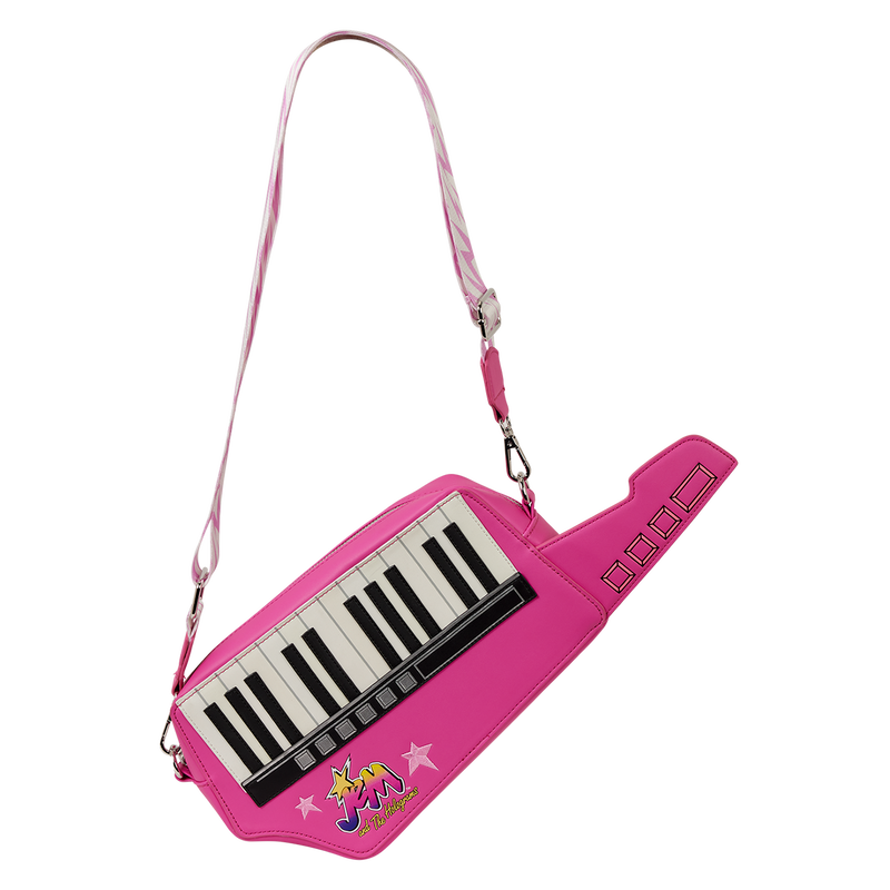 LOUNGEFLY Hasbro Jem and The Holograms Figural Keytar Crossbody Bag