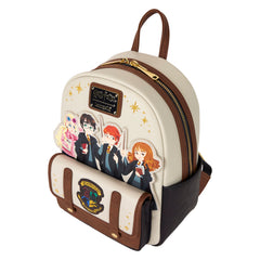 LOUNGEFLY Harry Potter Hogwarts Flap Pocket Mini Backpack