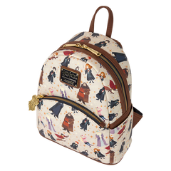 LOUNGEFLY Harry Potter Hogwarts All-Over Print Mini Backpack