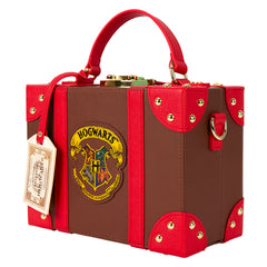 LOUNGEFLY Harry Potter Hogwarts Express Luggage Trunk Crossbody Bag