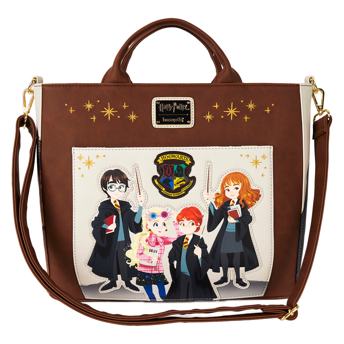 LOUNGEFLY Harry Potter Hogwarts Convertible Backpack & Tote Bag