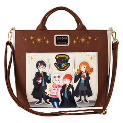 LOUNGEFLY Harry Potter Hogwarts Convertible Backpack & Tote Bag
