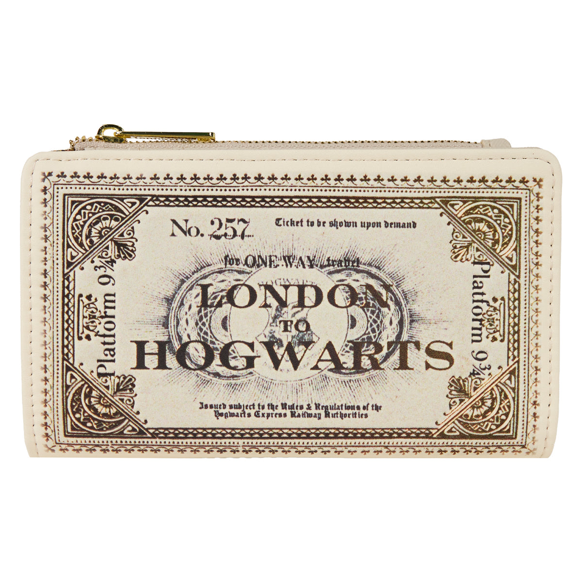 LOUNGEFLY Harry Potter Hogwarts Express Ticket Bifold Wallet