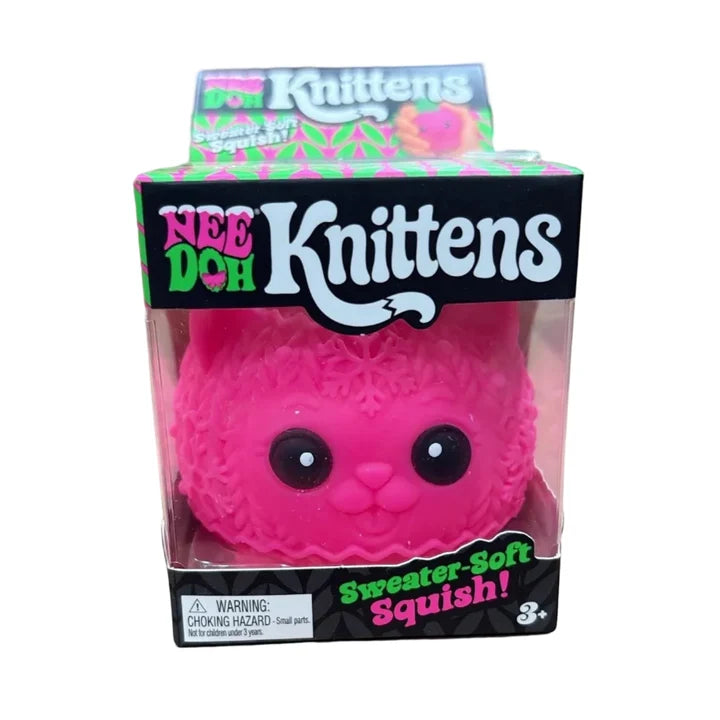Schylling SQUISHMAS KNITTENS NEEDOH - Pink