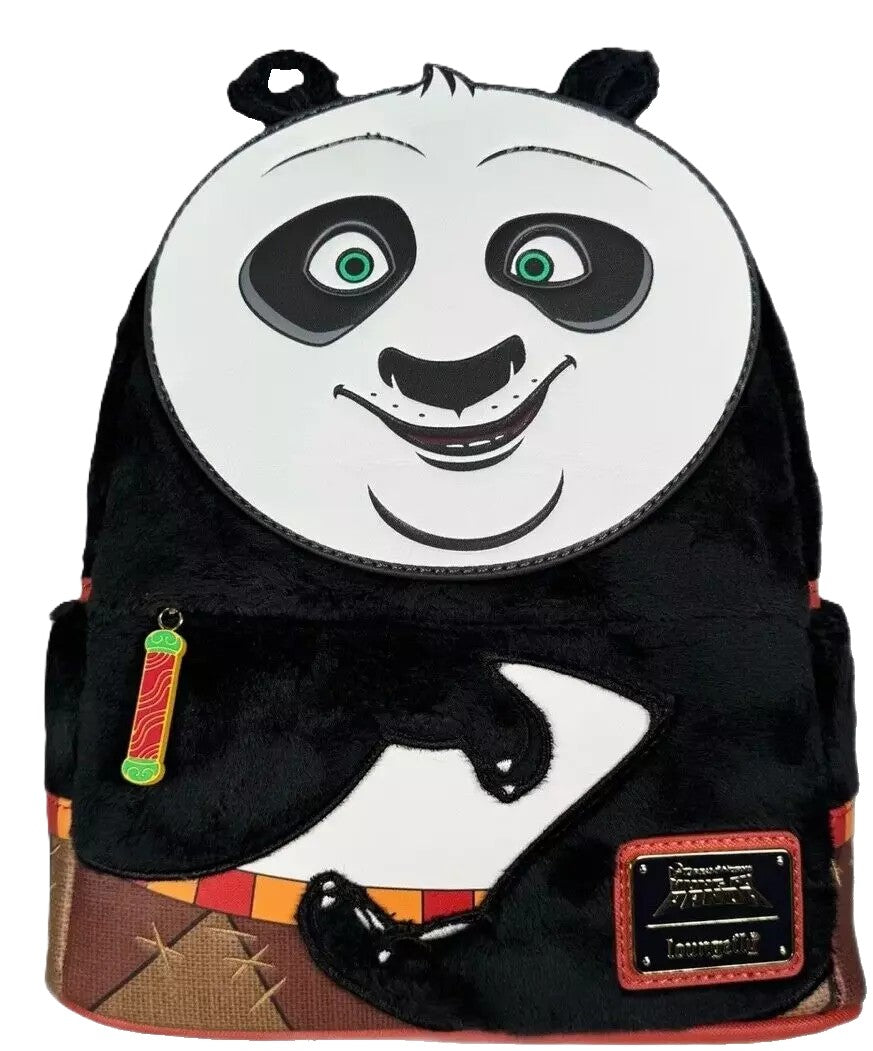 LOUNGEFLY Kung Fu Panda Po Ping Cosplay Mini Backpack