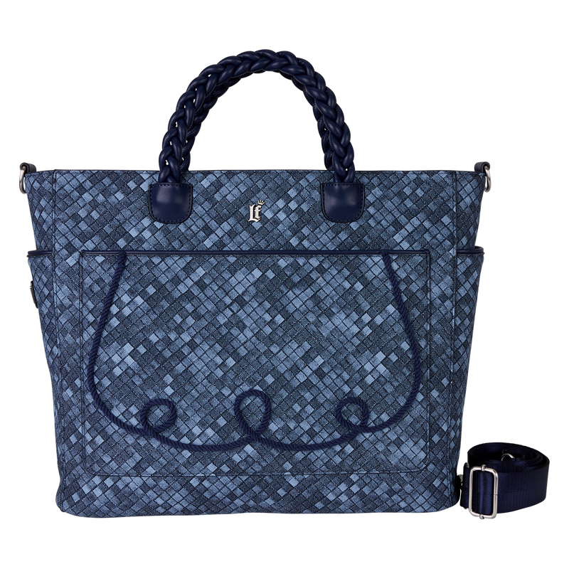 LOUNGEFLY Denim Convertible Tote Bag