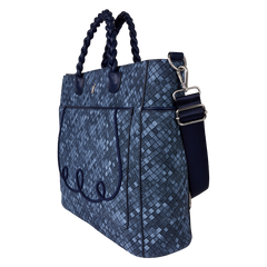 LOUNGEFLY Denim Convertible Tote Bag