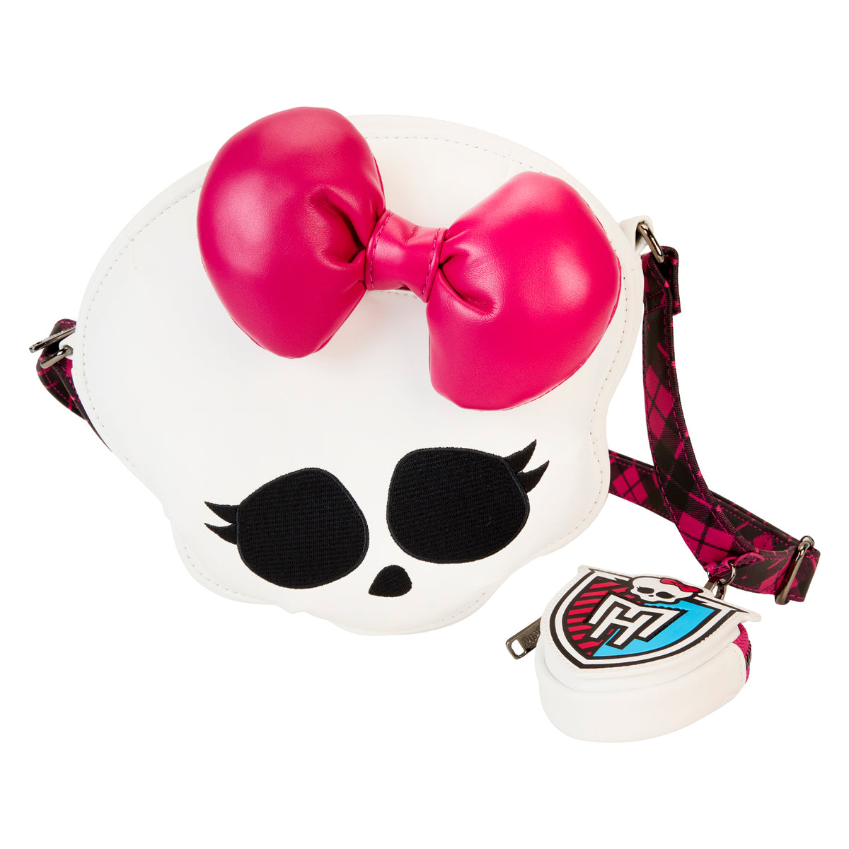 LOUNGEFLY Mattel Monster High Skullette Figural Crossbody With Coin Bag