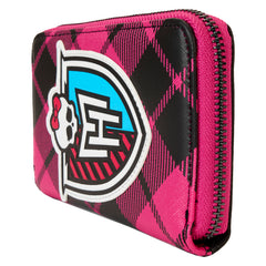 LOUNGEFLY Mattel Monster High Crest Zip Around Wallet