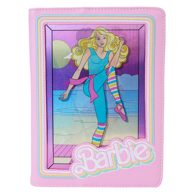 LOUNGEFLY Barbie 65th Anniversary Barbie Box Journal