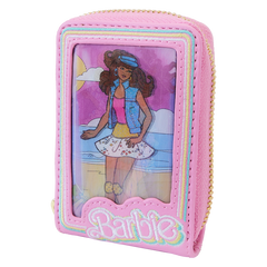 LOUNGEFLY Barbie Doll Box Triple Lenticular Zip Around Wallet