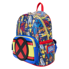 LOUNGEFLY Marvel X-Men AOP Mini Backpack