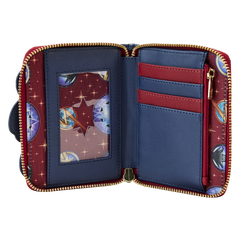 LOUNGEFLY The Marvels Symbol Glow Zip Around Wallet
