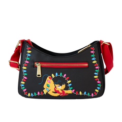 LOUNGEFLY Mickey & Friends Christmas Light Decorations Light Up Crossbody Bag