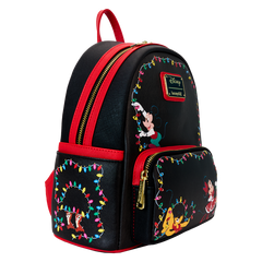 LOUNGEFLY Mickey & Friends Christmas Light Decorations Light Up Mini Backpack