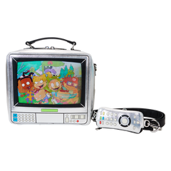 LOUNGEFLY Nickelodeon Retro TV Triple Lenticular Crossbody Bag