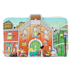 LOUNGEFLY Nickelodeon Hey Arnold Zip Around Wallet