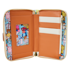 LOUNGEFLY Nickelodeon Hey Arnold Zip Around Wallet