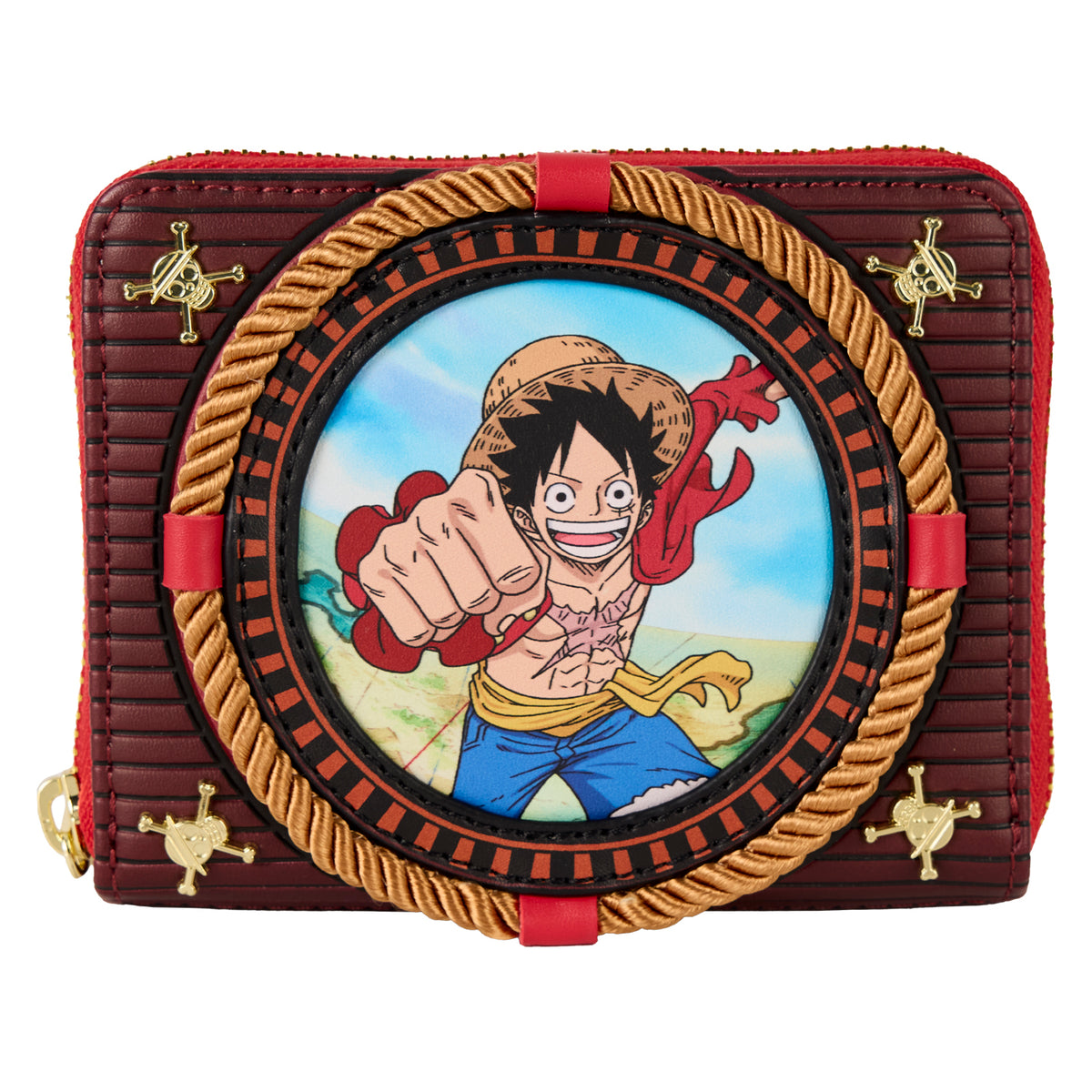 Loungefly Toei One Piece Zip Around Wallet