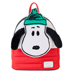 LOUNGEFLY Peanuts Snoopy Snow Day Mini Backpack